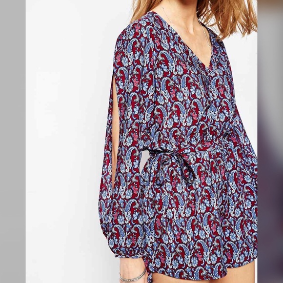 ASOS paisley boho romper - Picture 3 of 4