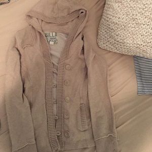 Cute cozy frayed billabong jacket