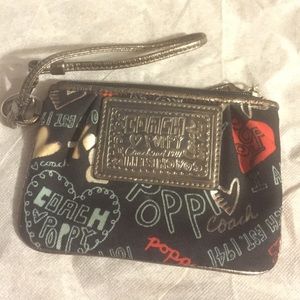 Coach Poppy Wristlet