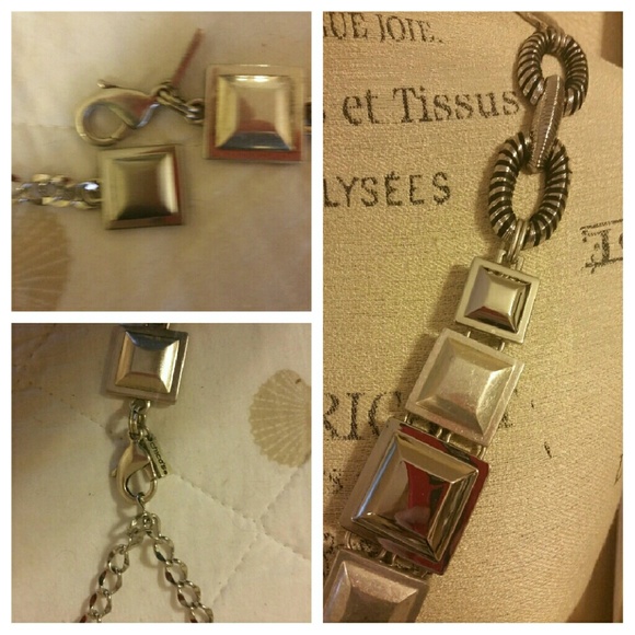 Chico's silver plated belt