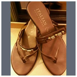Brown sandals