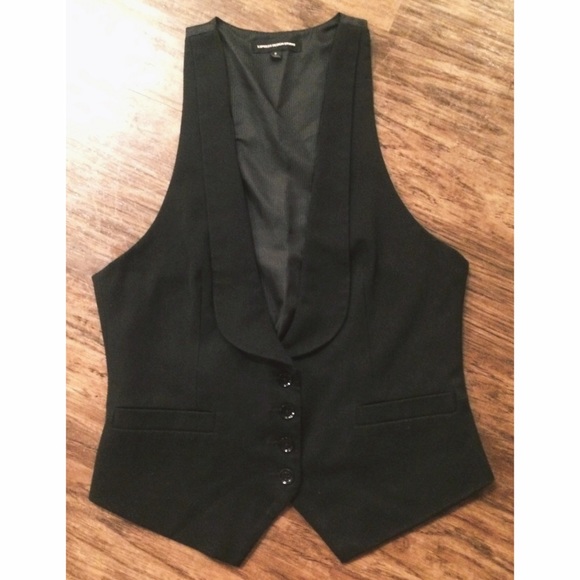 Express Jackets & Blazers - 🎉SALE🎉 Express Black Button Up Vest