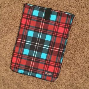 SOLD -- Plaid Jansport Laptop Case