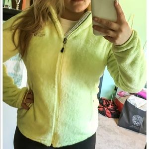 North Face Osito Lemon Lime Neon Green Sweater