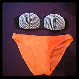 Two piece bikini.