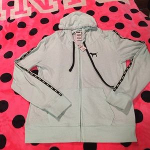 NWT PINK full-zip hoodie