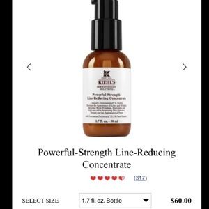 Kiehl's line reducing concentrate