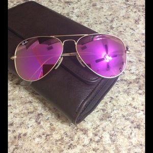 Authentic R3025 rose pink aviator 112/4T