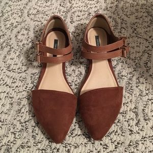 Brown ballet flats!