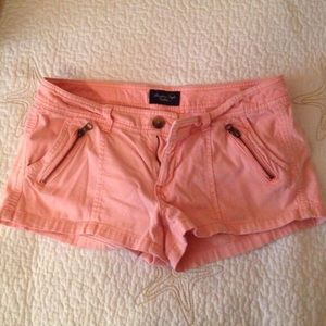 Neon coral American Eagle shorts size 8