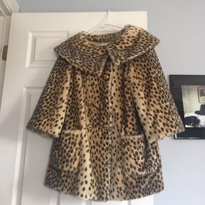 Faux fur coat