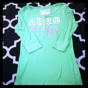 Lime green tee