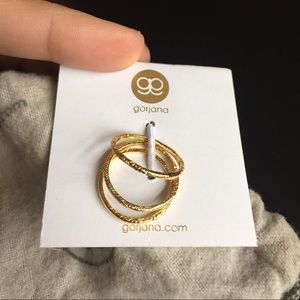 Gorjana G Ring Crosshatch - set of 3 rings