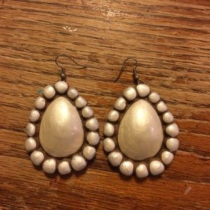 Clay Pearl Earrings