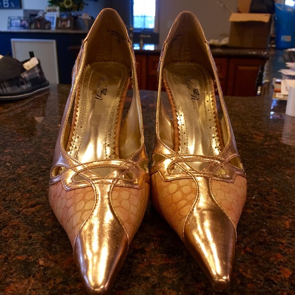 Wild Rose rose colored heels