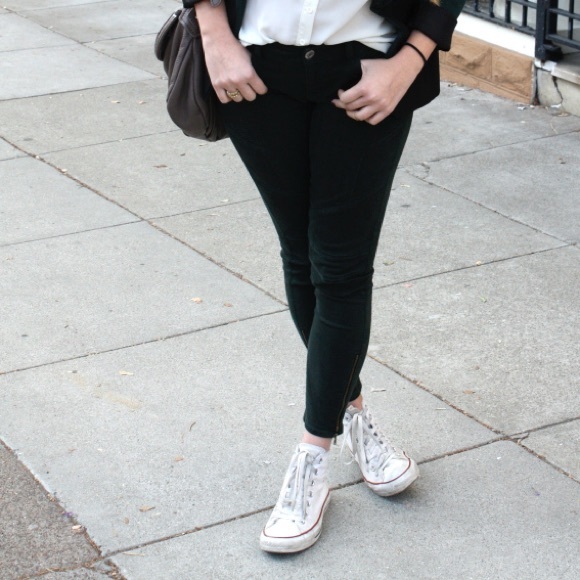 Evergreen skinny pants
