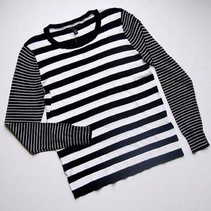 Black and White Stripes Banana Republic Sweater