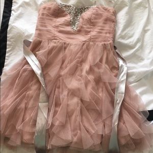 Light pink party dress
