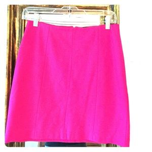 Ann Taylor hot pink skirt.