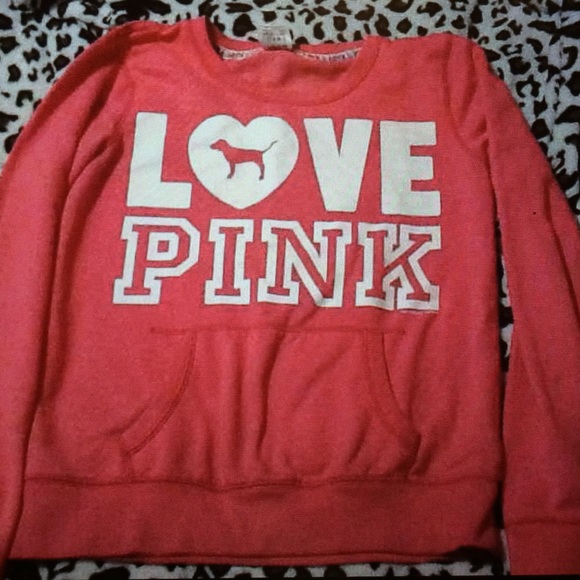 vs pink sweater