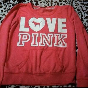vs pink sweater