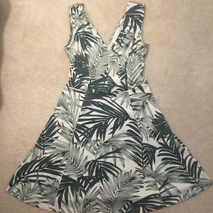 Emerald printed dress