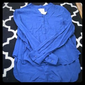 Aeropostale Navy silky Hi-Lo tunic new with tags