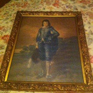 Little boy blue original picture n frame