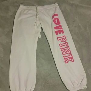 Victorias secret pink sweatpants