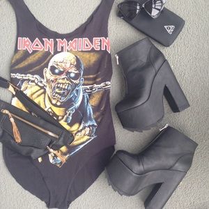 YRU Nightmare Platform Booties 💫 size 7