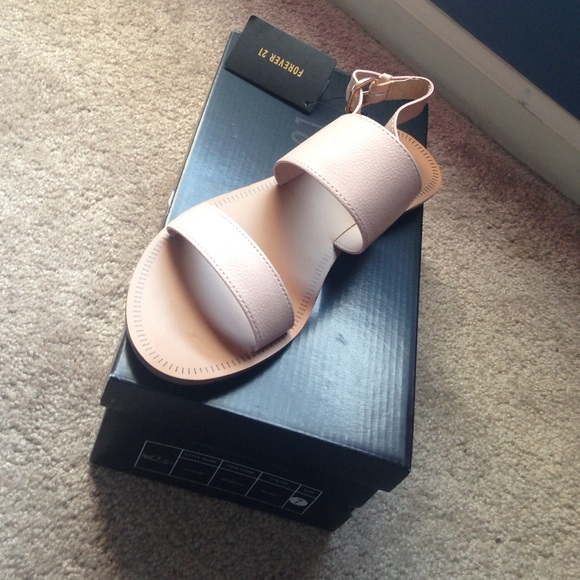 Forever 21 peach sandals . - Picture 1 of 1