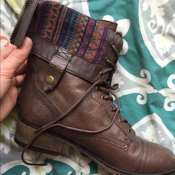 Steve Madden combat boot