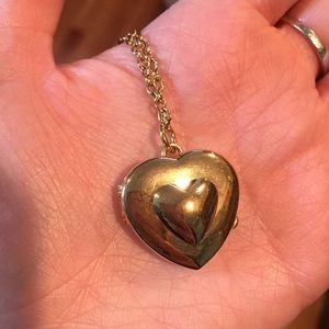 Betsey Johnson - Long Gold Heart Watch Necklace