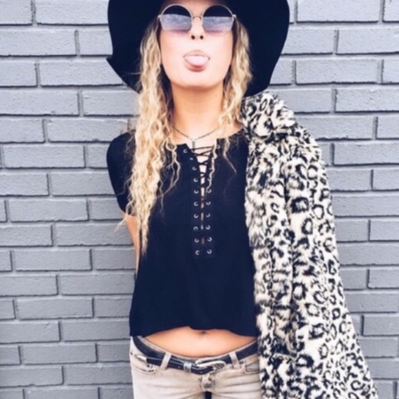 LF lace up tee brand: Emma and Sam