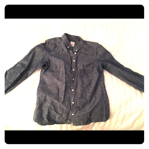 Women's chambray button down shirt, Gap