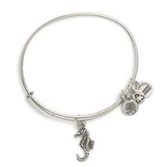 Alex and Ani silver seahorse bracelet