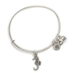 Alex and Ani silver seahorse bracelet