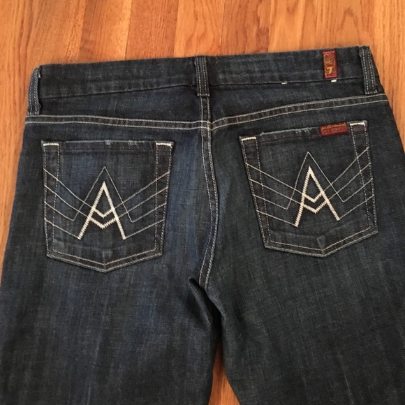 Authentic 7 For All Mankind "A" pocket Jean