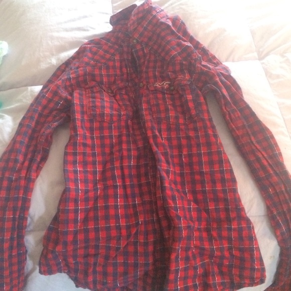 Hollister plad shirt