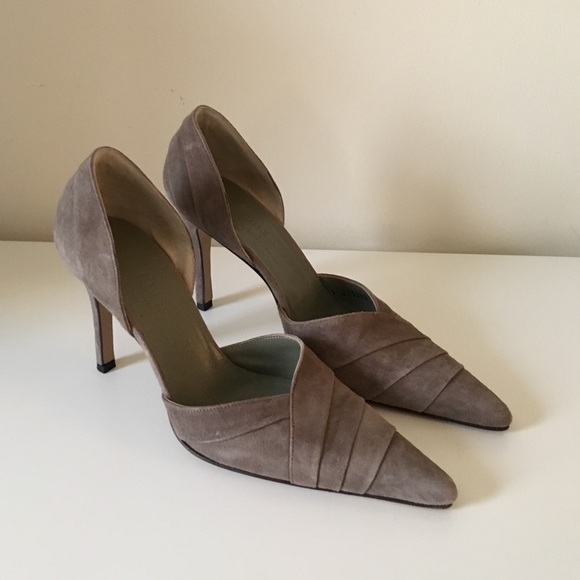 Cole Haan taupe suede