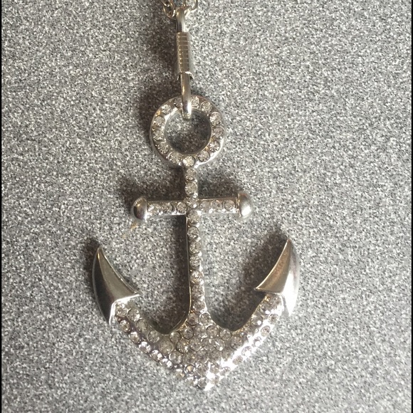 Long Anchor chain necklace