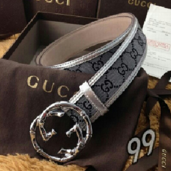 Gucci belts same pattern different color