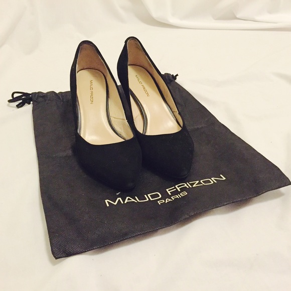 MAUD FRIZON Suede Low Heel Pumps SIZE 7.5👠