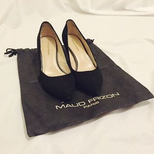 MAUD FRIZON Suede Low Heel Pumps SIZE 7.5👠
