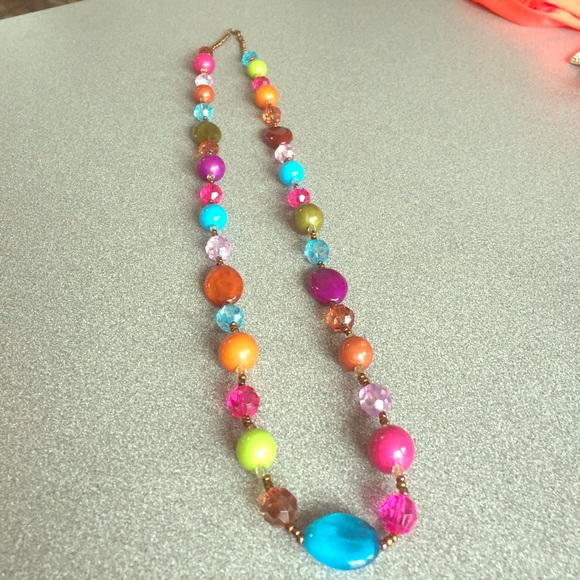 Long beaded necklace