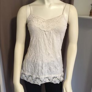 Crinkle Lace Tank