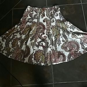 Cabi Size 6 Paisley Skirt