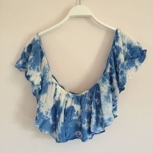 Festival Forever 21 Tie Dye Crop Top