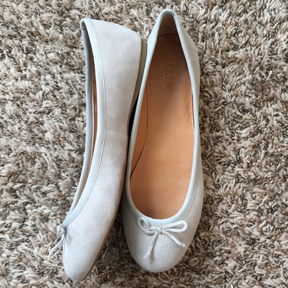 J.Crew Classic Ballet Flats Mineral Grey Size 7 - Picture 2 of 4