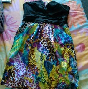 Short Strapless Dress